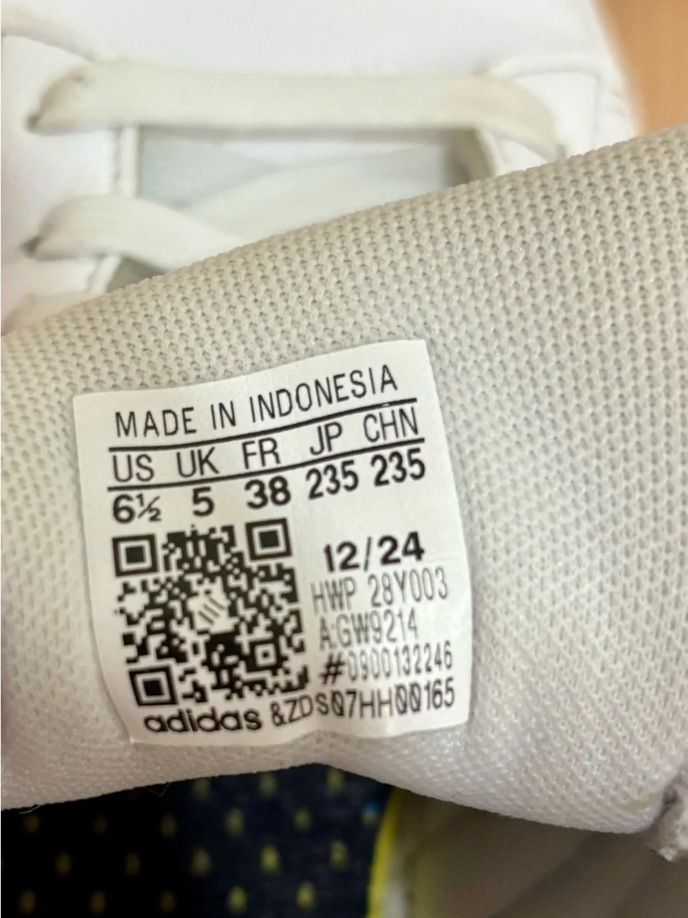 adidas White and Black Court-Inspired Men's Sneakers